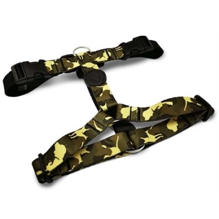 Morso hondentuig h-tuig gerecycled full metal dog bruin