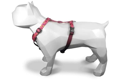 Morso hondentuig h-tuig gerecycled pink think roze - Afbeelding 2