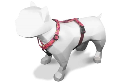 Morso hondentuig h-tuig gerecycled pink think roze - Afbeelding 3