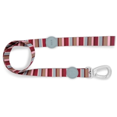 Morso hondenriem gerecycled skyline rood / roze