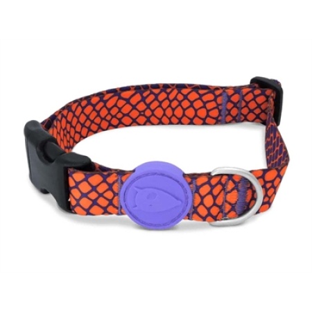 Morso halsband hond gerecycled urban lizard rood