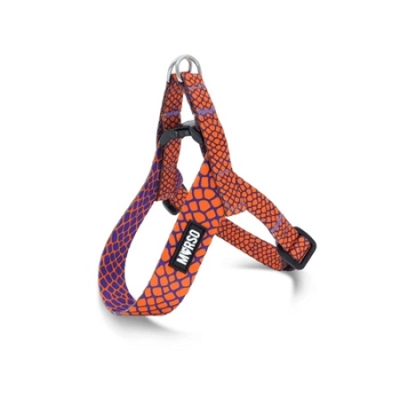 Morso mini hondentuig verstelbaar gerecycled urban lizard rood