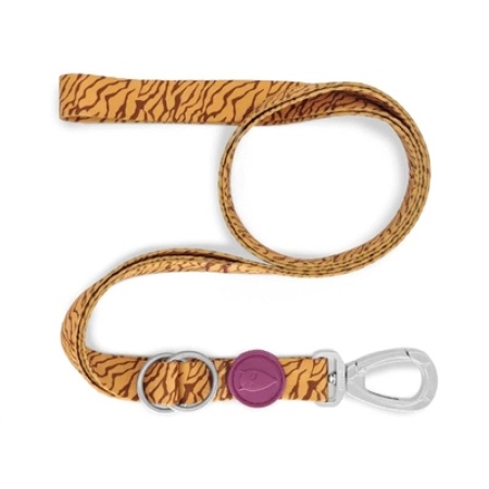 Morso hondenriem verstelbaar gerecycled jungle drum oranje