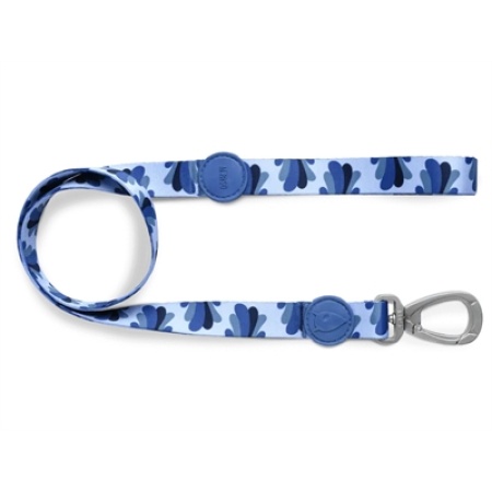 Morso hondenriem gerecycled splash blauw