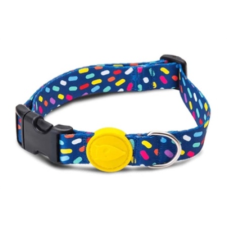 Morso halsband hond gerecycled color invaders paars