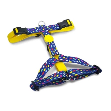 Morso hondentuig h-tuig gerecycled color invaders paars