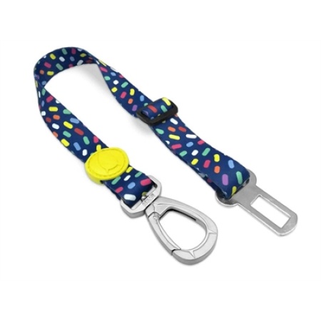 Morso honden autogordel gerecycled color invaders paars