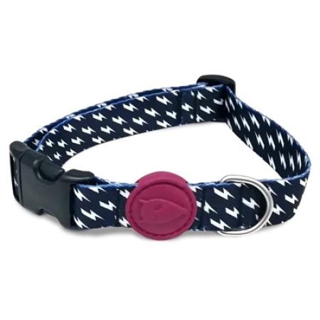 Morso halsband hond gerecycled power flow zwart