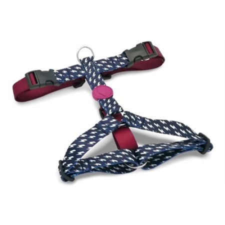 Morso hondentuig h-tuig gerecycled power flow zwart