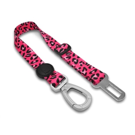 Morso honden autogordel gerecycled bubble leo roze