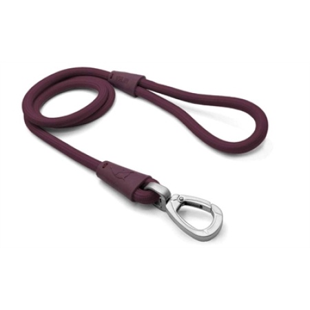 Morso hondenriem soft rope gerecycled plum paars