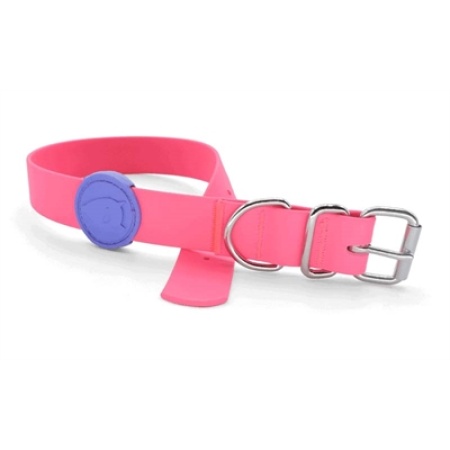 Morso halsband hond waterproof gerecycled passion pink roze