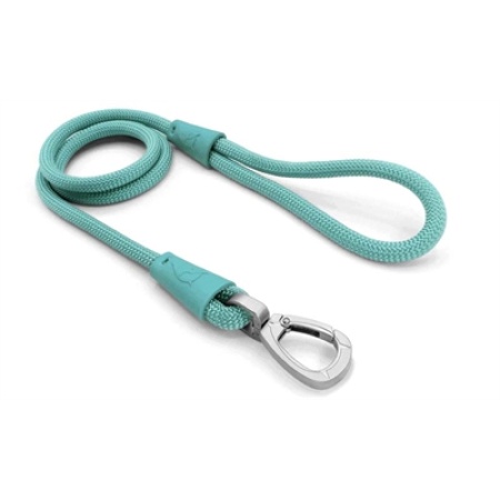 Morso hondenriem regular rope gerecycled aquamarine blauw