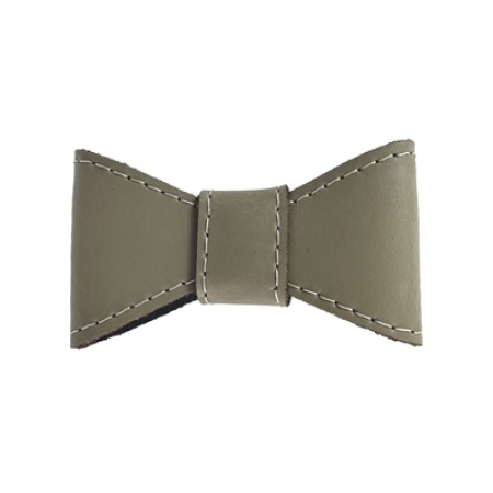 Sazzz vlinderstrik glamper classic leer taupe