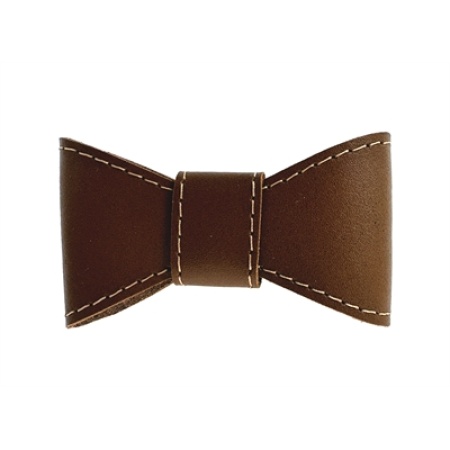 Sazzz vlinderstrik glamper classic leer zadel bruin