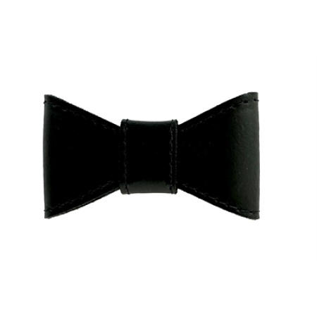 Sazzz vlinderstrik glamper classic leer zwart