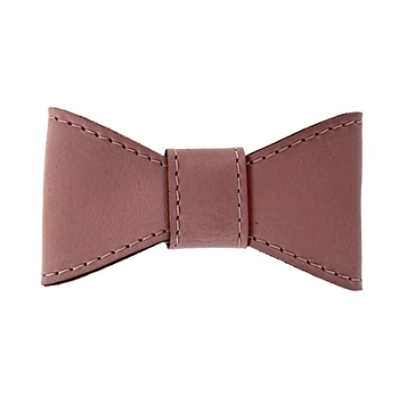 Sazzz vlinderstrik glamper classic leer roze