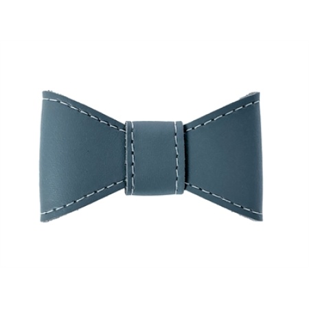 Sazzz vlinderstrik glamper classic leer lichtblauw