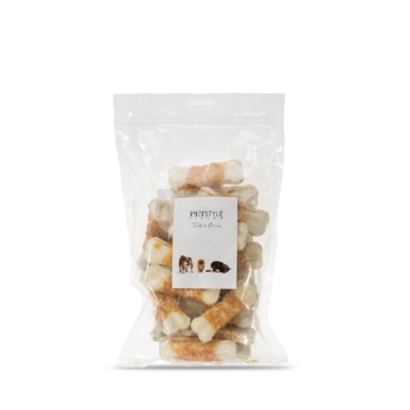 Petstyle living geperst bot wit met kip