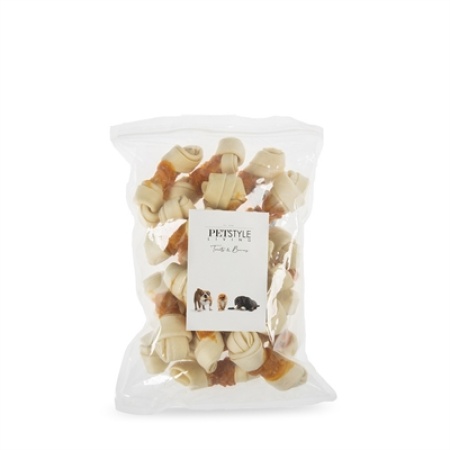 Petstyle living geknoopt bot wit met kip