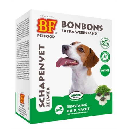 Bf petfood schapenvet mini bonbons zeewier
