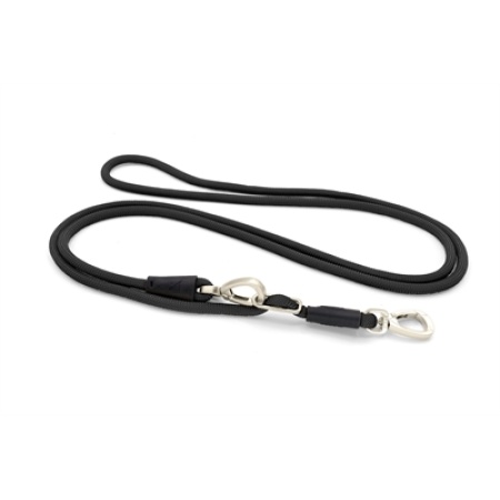 Morso hondenriem hands free soft rope gerecycled zwart