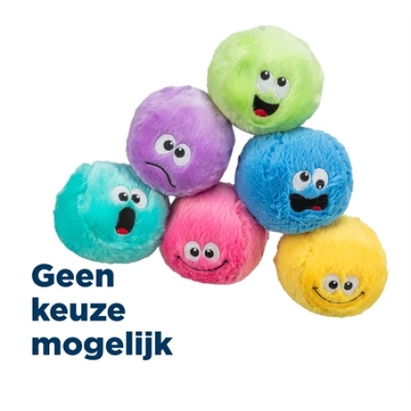 Trixie bal pluche gerecycled assorti