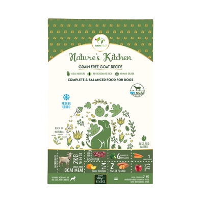 Pawfect freeze dried foods goat recipe - Afbeelding 2