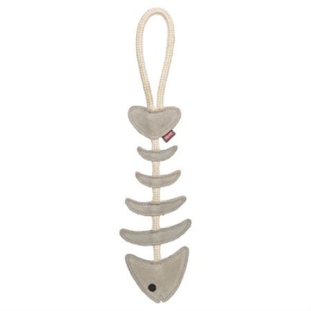 Trixie visgraat leer met touw