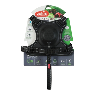 Zolux easyride hondentuig zwart - Afbeelding 4