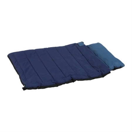 Zolux bivouak hondendeken / slaapzak 2in1 blauw