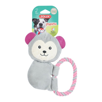 Zolux maxou puppy touw grijs - Afbeelding 2