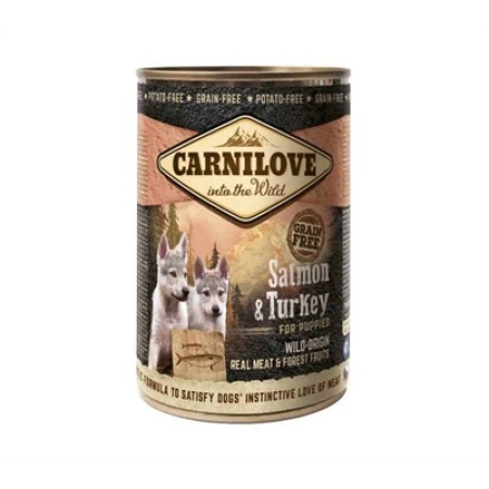 Carnilove dog blik zalm / kalkoen voor puppies