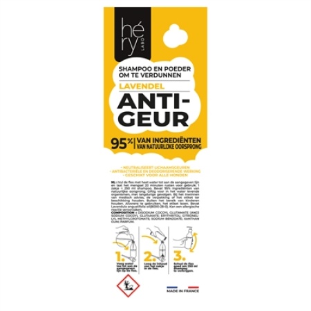 Hery shampoo poeder tegen geurtjes