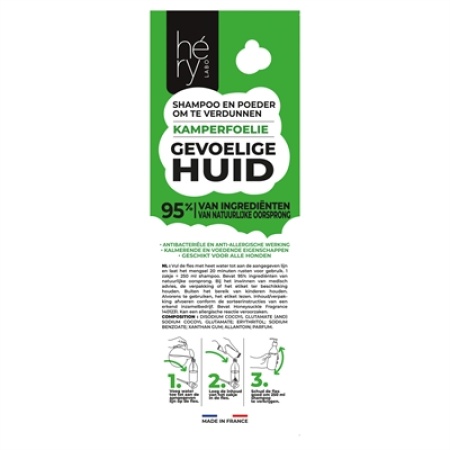 Hery shampoo poeder sensitive gevoelige huid