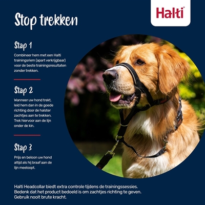 Company of animals halti headcollar zwart - Afbeelding 6