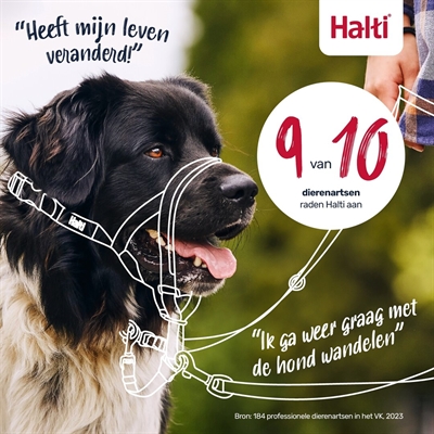Company of animals halti headcollar zwart - Afbeelding 7