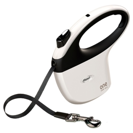 Flexi rollijn one wit / zwart