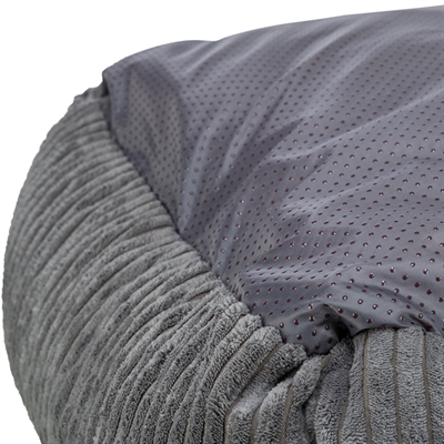 Trixie hondenmand jonna vital ribstof lichtgrijs - Afbeelding 2