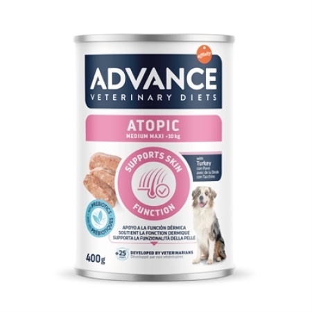 Advance veterinary diet dog atopic gevoelige huid medium / maxi