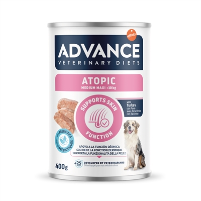 Advance veterinary diet dog atopic gevoelige huid medium / maxi