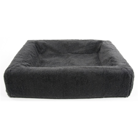 Bia bed fleece hoes hondenmand grijs