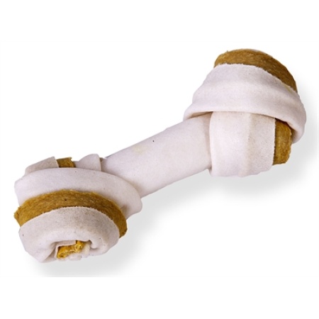 Petsnack duoknoop met semi-moist strip