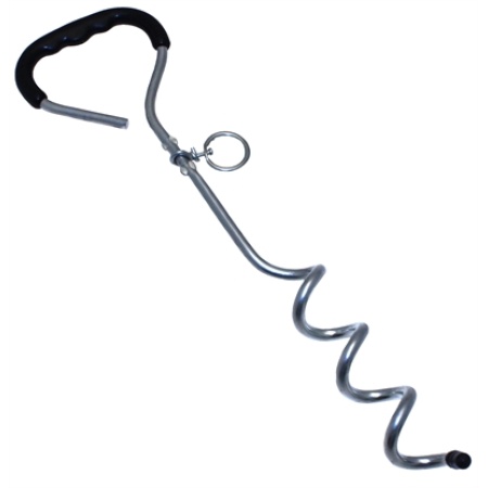 Petgear tie out stake aanlegspiraal