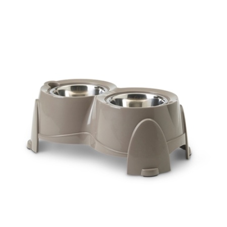 Savic voerbak ergo feeder warmgrijs