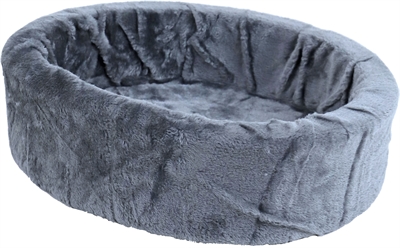 Teddy hondenmand grijs