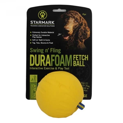 Starmark swing 'n fling durafoam fetch bal aan koord - Afbeelding 2