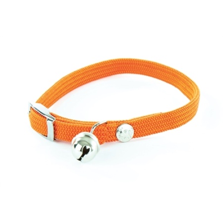 Martin halsband kat elastisch nylon oranje