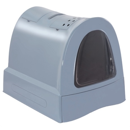 Imac kattenbak zuma met schuiflade blauw