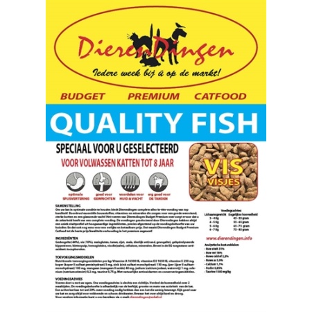 Budget premium catfood quality fish